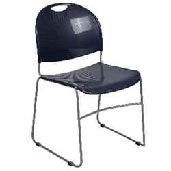 Compact Sled Base Stack Chair (Silver Frame) 