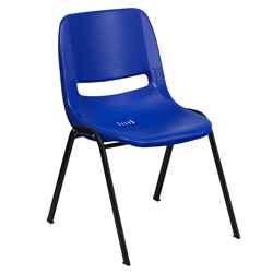 Ergonomic Shell Stack Chair Blue 